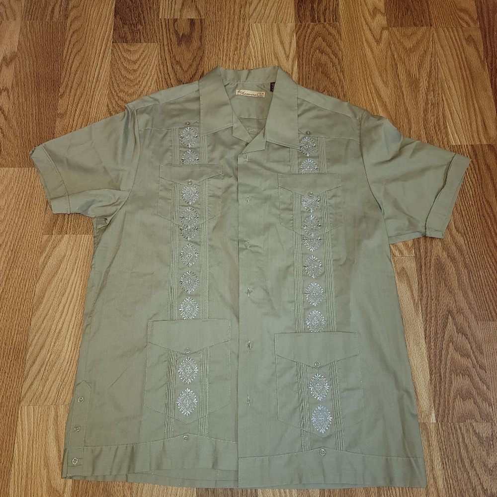 The Havanera Co Size L Casual Short Sleeve Shirt